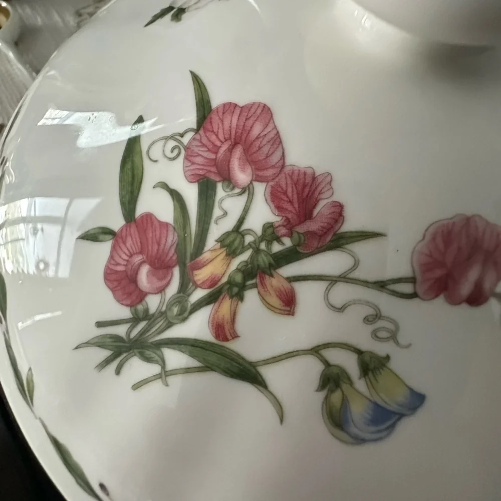 Noritake Floral Ceramic Covered Dishes